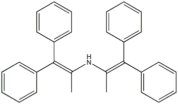 Bis(1-methyl-2,2-diphenylethenyl)amine 结构式