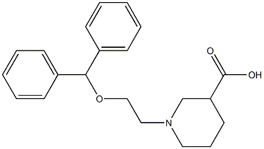 1-[2-(Diphenylmethoxy)ethyl]piperidine-3-carboxylic acid