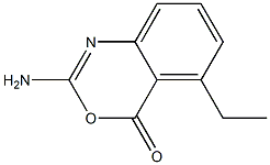 2-Amino-5-ethyl-4H-3,1-benzoxazin-4-one Structure