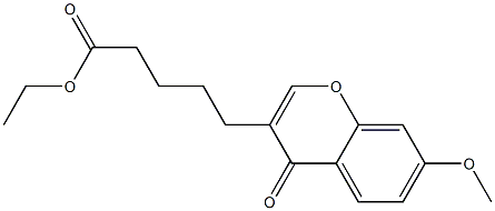 5-(7-Methoxy-4-oxo-4H-1-benzopyran-3-yl)valeric acid ethyl ester