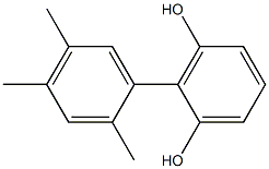 2-(2,4,5-Trimethylphenyl)benzene-1,3-diol|