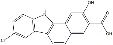 8-Chloro-2-hydroxy-11H-benzo[a]carbazole-3-carboxylic acid|