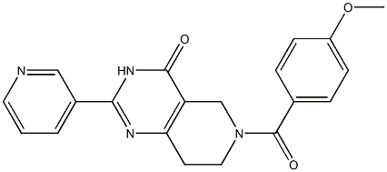 2-(3-Pyridyl)-6-(4-methoxybenzoyl)-5,6,7,8-tetrahydropyrido[4,3-d]pyrimidin-4(3H)-one