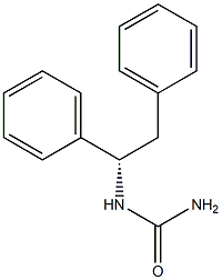 (+)-[(S)-1,2-Diphenylethyl]urea Struktur