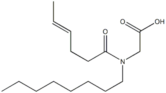 N-(4-Hexenoyl)-N-octylglycine