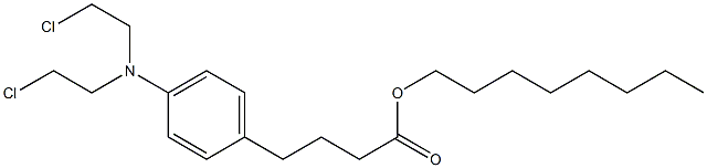 4-[4-[Bis(2-chloroethyl)amino]phenyl]butyric acid octyl ester