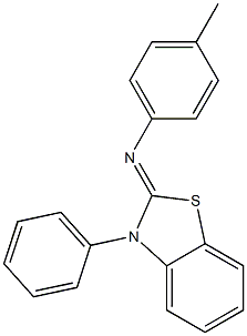 3-Phenyl-2-(p-tolyl)imino-2,3-dihydrobenzothiazole