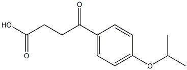 4-(4-イソプロピルオキシフェニル)-4-オキソ酪酸 化学構造式