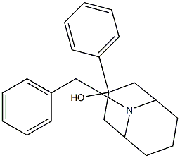 9-Benzyl-3-phenyl-9-azabicyclo[3.3.1]nonan-3-ol 结构式