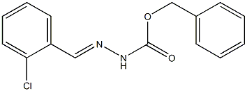 2-Chlorobenzaldehyde benzyloxycarbonyl hydrazone,,结构式
