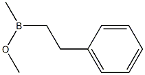 (2-Phenylethyl)(methyl)(methoxy)borane Struktur