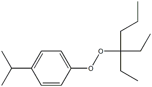 4-Isopropylphenyl 1,1-diethylbutyl peroxide Structure