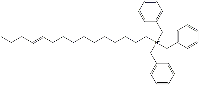 (11-Pentadecenyl)tribenzylaminium 结构式