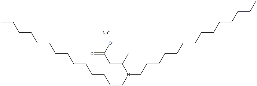 3-(Ditetradecylamino)butyric acid sodium salt|