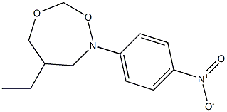 2-(4-Nitrophenyl)-4-ethyl-tetrahydro-1,6,2-dioxazepine