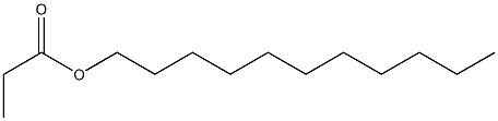 Propionic acid undecyl ester 结构式