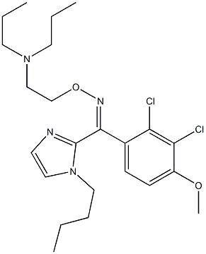 (Z)-(2,3-Dichloro-4-methoxyphenyl)(1-butyl-1H-imidazol-2-yl) ketone O-(2-dipropylaminoethyl)oxime