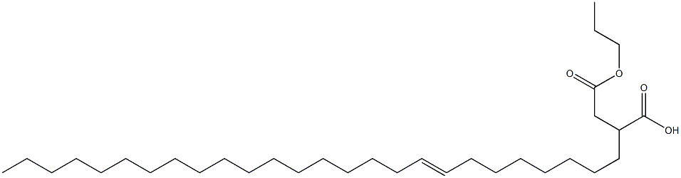 2-(8-Hexacosenyl)succinic acid 1-hydrogen 4-propyl ester Struktur