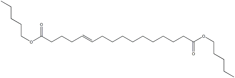 5-Hexadecenedioic acid dipentyl ester,,结构式