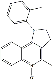 1-(2-Methylphenyl)-4-methyl-2,3-dihydro-1H-pyrrolo[3,2-c]quinoline 5-oxide Struktur
