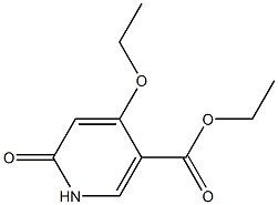 4-Ethoxy-2-oxo-1,2-dihydropyridine-5-carboxylic acid ethyl ester Structure