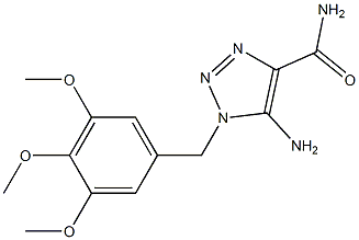 1-[3,4,5-Trimethoxybenzyl]-5-amino-1H-1,2,3-triazole-4-carboxamide