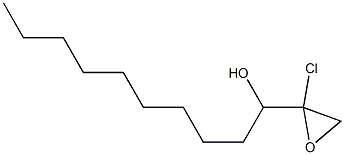 1-(2-Chlorooxiranyl)-1-decanol,,结构式