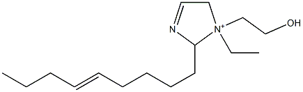  1-Ethyl-1-(2-hydroxyethyl)-2-(5-nonenyl)-3-imidazoline-1-ium