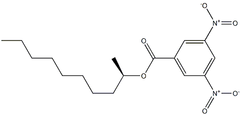 (-)-3,5-Dinitrobenzoic acid (R)-1-methylnonyl ester,,结构式