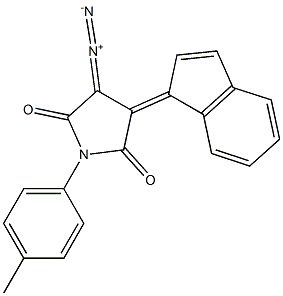 Dihydro-1-(4-methylphenyl)-3-diazo-4-(1H-inden-1-ylidene)-1H-pyrrole-2,5-dione