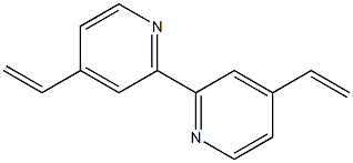 4,4'-ジエテニル-2,2'-ビピリジン 化学構造式
