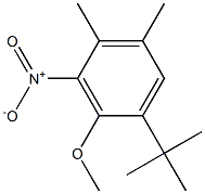 1-tert-Butyl-2-methoxy-4,5-dimethyl-3-nitrobenzene Structure