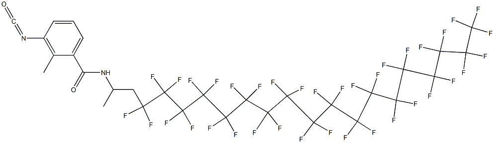 3-Isocyanato-2-methyl-N-[2-(heptatriacontafluorooctadecyl)-1-methylethyl]benzamide