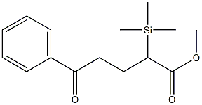 5-Oxo-5-phenyl-2-(trimethylsilyl)pentanoic acid methyl ester