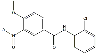 3-Nitro-4-methoxy-2'-chlorobenzanilide 结构式