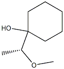 (-)-1-[(R)-1-メトキシエチル]シクロヘキサノール 化学構造式