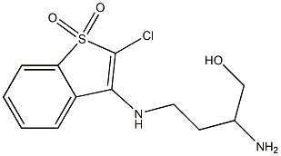 2-Amino-4-[[(2-chlorobenzo[b]thiophene-1,1-dioxide)-3-yl]amino]-1-butanol