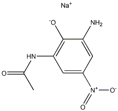  Sodium 2-amino-6-acetylamino-4-nitrophenolate