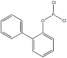 Dichlorophosphinous acid 2-biphenylyl ester Structure