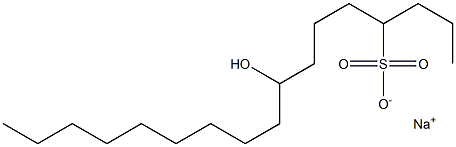  8-Hydroxyheptadecane-4-sulfonic acid sodium salt