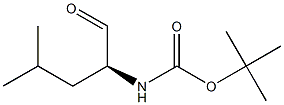 N-[(S)-1-Formyl-3-methylbutyl]carbamic acid tert-butyl ester 结构式