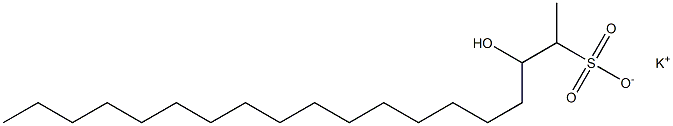 3-Hydroxynonadecane-2-sulfonic acid potassium salt|