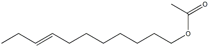 Acetic acid 8-undecenyl ester,,结构式