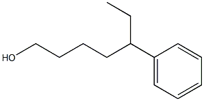 5-Phenyl-1-heptanol Structure