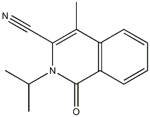 1,2-Dihydro-1-oxo-2-isopropyl-4-methylisoquinoline-3-carbonitrile Struktur