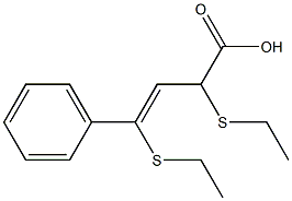 (Z)-2,4-Bis(ethylthio)-4-phenyl-3-butenoic acid