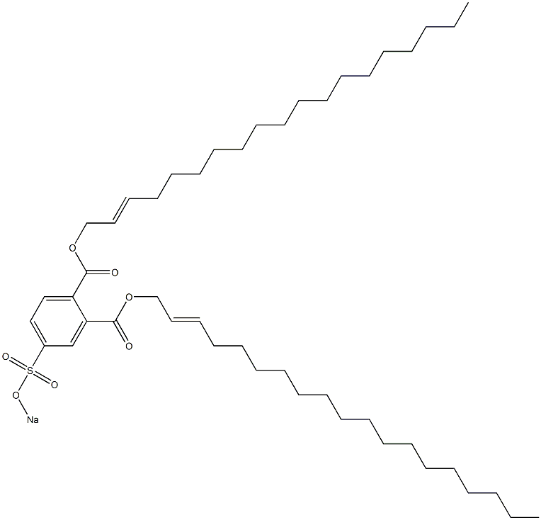  4-(Sodiosulfo)phthalic acid di(2-nonadecenyl) ester