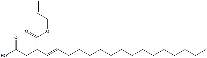 3-(1-ヘキサデセニル)こはく酸1-水素4-アリル 化学構造式