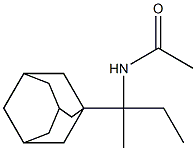 1-[1-(Acetylamino)-1-methylpropyl]adamantane Structure