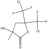 5,5-Bis(chlorodifluoromethyl)-4,5-dihydro-3-hydroxy-3-methyl-2(3H)-furanone